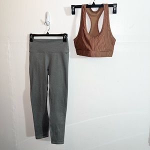 Fabletics Sports Bra & Leggings Bundle Set - Size Small